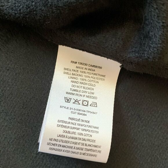 JOIE Vegan Leather Top! - Picture 5 of 9